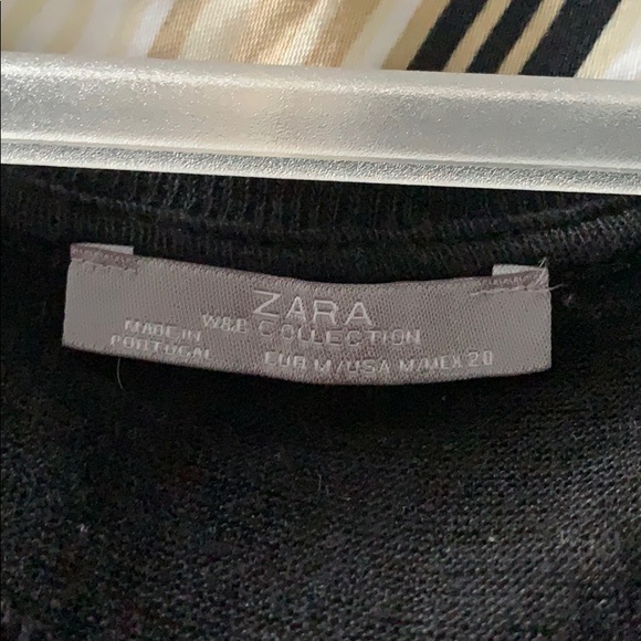 Zara tshirt with lace trim - Picture 3 of 4